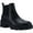 Black, variant on Wade Women's Leather Round Toe Chelsea Boots
