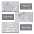 thumbnail image 4 of 9 in 3 Oval Inlay Templates Acrylic Router Stencils Template Drawing Scale Ruler Router Jig Templates Measuring Tool, 4 of 6