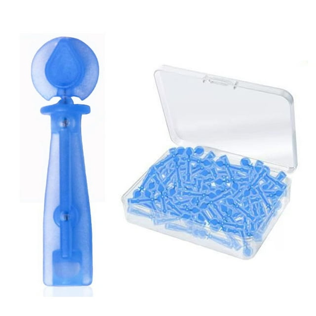 Herramientas profesionales desechables para eliminar puntos negros y manchas de acné, 50 unidades, para eliminar comedones y puntos blancos, juego de exprimidor de espinillas para salón y uso doméstic