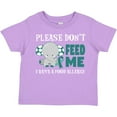 thumbnail image 3 of Inktastic Please Dont Feed Me I Have a Food Allergy with Elephant and Ribbon Boys or Girls Toddler T-Shirt, 3 of 5