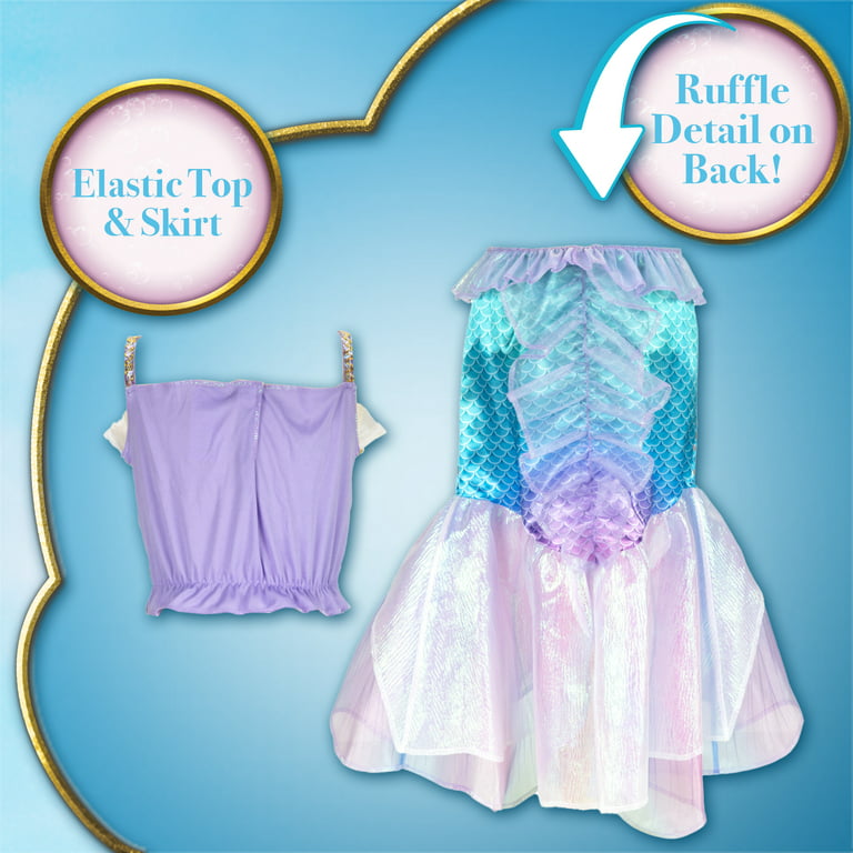 Deluxe Mermaid Costume - 4 Piece Complete Set! | Sparkle in Pink