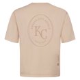 thumbnail image 3 of Men's Levelwear Khaki Kansas City Royals Signet Oversized Luxe Signature Knit T-Shirt, 3 of 3