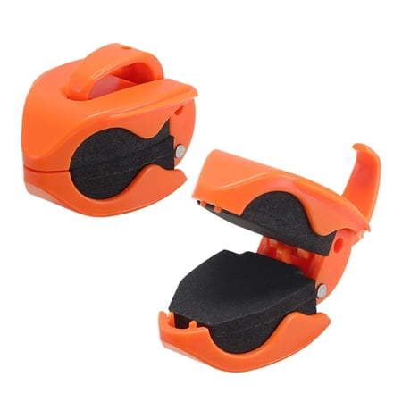 Universal Fishing Rod Clip Holder Secure Hands-Free Clamp Summer Portable Fishing Pole Holders ABS Rod Straps Fishing Rod Rest System for Boat Bank Fishing Anglers Beach & Ground