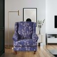 thumbnail image 3 of Housse Extensible 2024 pour Fauteuil à Oreilles Housse de Sofa Lavable Protège-Chaise Housse de Fauteuil Housse de Siège de Sofa Simple pour Mariage Gris, 3 of 10