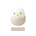 thumbnail image 2 of Eggshell Chicken Night Light Night Lamp White Chick Silicone Led Chicken Light For Kids, 2 of 9