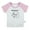 Short Pink Raglan T-shirt, variant on iDzn Protected by Dog Funny T shirt For Baby, Newborn Babies T-shirts, Infant Tops, 0-24M Kids Graphic Tees Clothing (Short Pink Raglan T-shirt, 0-6 Months)