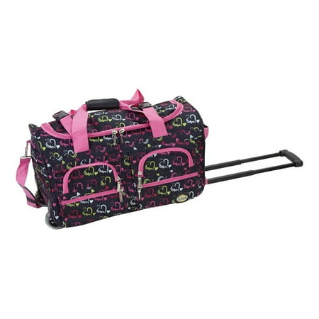 Rockland 22" Rolling Duffel Bag - Heart