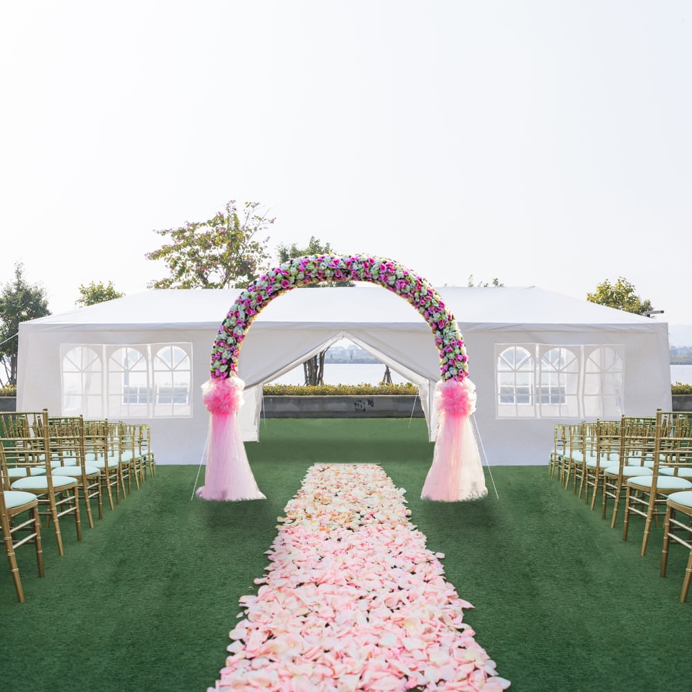 Outdoor 10'x30' Party Wedding Tent, Heavy Duty Canopy Gazebo, Maximum 50 People Outdoor 10'x30' Party Wedding Tent, Heavy Duty Canopy Gazebo, Maximum 50 People
