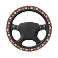 thumbnail image 3 of Haiem Skull and Roses Print Steering Wheel Cover 15 Inches for Women Men, Neoprene Anti-Slip Steering Wheel Grip Wrap Car Accessories Protective Case Cover for Vehicle Truck SUV, 3 of 8
