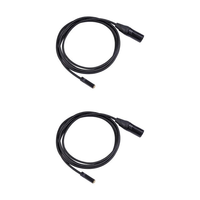 Inteprter Cable de Audio con doble blindaje, sistema estéreo, adaptador de enchufe resistente al desgaste, divisor de auriculares para teléfono 2m 2piezas