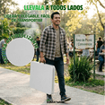 thumbnail image 2 of Mesa Plegable Tipo Portafolio 1.20m Plástico Exterior Color Blanco, 2 of 10