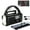 Black, variant on Geemuslly 10000mAh Hand Crank Emergency Radio,NOAA/AM/FM Weather Radio with Type-C Charge, Solar Charging, SOS, 3 Modes LED Torch, Reading Lamp, Compass for Camping, for Indoor Outdoor Emergencies