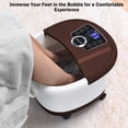 thumbnail image 2 of Costway Portable Pied Électrique Bain Spa Rouleau Shiatsu Masseur Motorisé Chauffage Rapide, 2 of 10