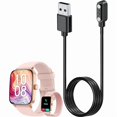 thumbnail image 1 of ccwmincc Smart Watch Charger for Yoever 3.3Ft/100cm 2 Pin USB Portable Magnetic Charging Cable Cord for Yoever Smart Watch, 1 of 1