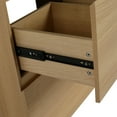 thumbnail image 5 of 30" Bathroom Vanity With Single Sink - Freestanding Oak Cabinet Double Drawer Undermount Engineering Wood Modern In Organizer For Small Spaces, 5 of 7