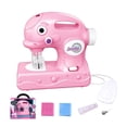Kids Sewing Machine Toy, Portable Electric Craft Set for Supervised ...