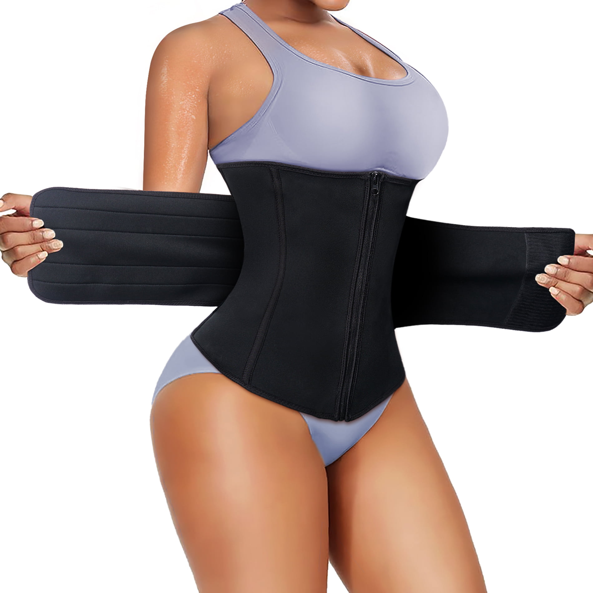 Waist Trainer Neoprene Belt Sweat Body Shaper Tummy Control Girdle For Women&Men 