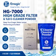 Enagic High Grade HG-7000 Filter & 1lbs E-Cleaner powder