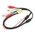 thumbnail image 5 of RCA Stereo Cable,4RCA Cable MINI ISO RCA Audio Cable Car Audio Wire Built to Last, 5 of 5