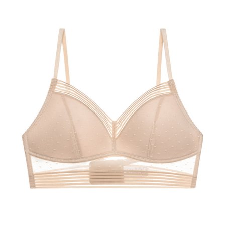 

Leisure Bras Comfort Seamless Breathable Lightweight U Shape Underwear for Women Girls Skin Color XL=38/85