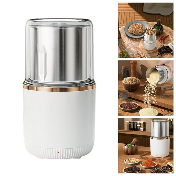 Electric Coffee Grinder, Coffee Bean and Spice Grinder, With Heavy-Duty Stainless Steel Grind Blades