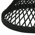 thumbnail image 6 of SAFAVIEH Grimson Round Small Bowed Wicker Accent Table, Black, 6 of 6