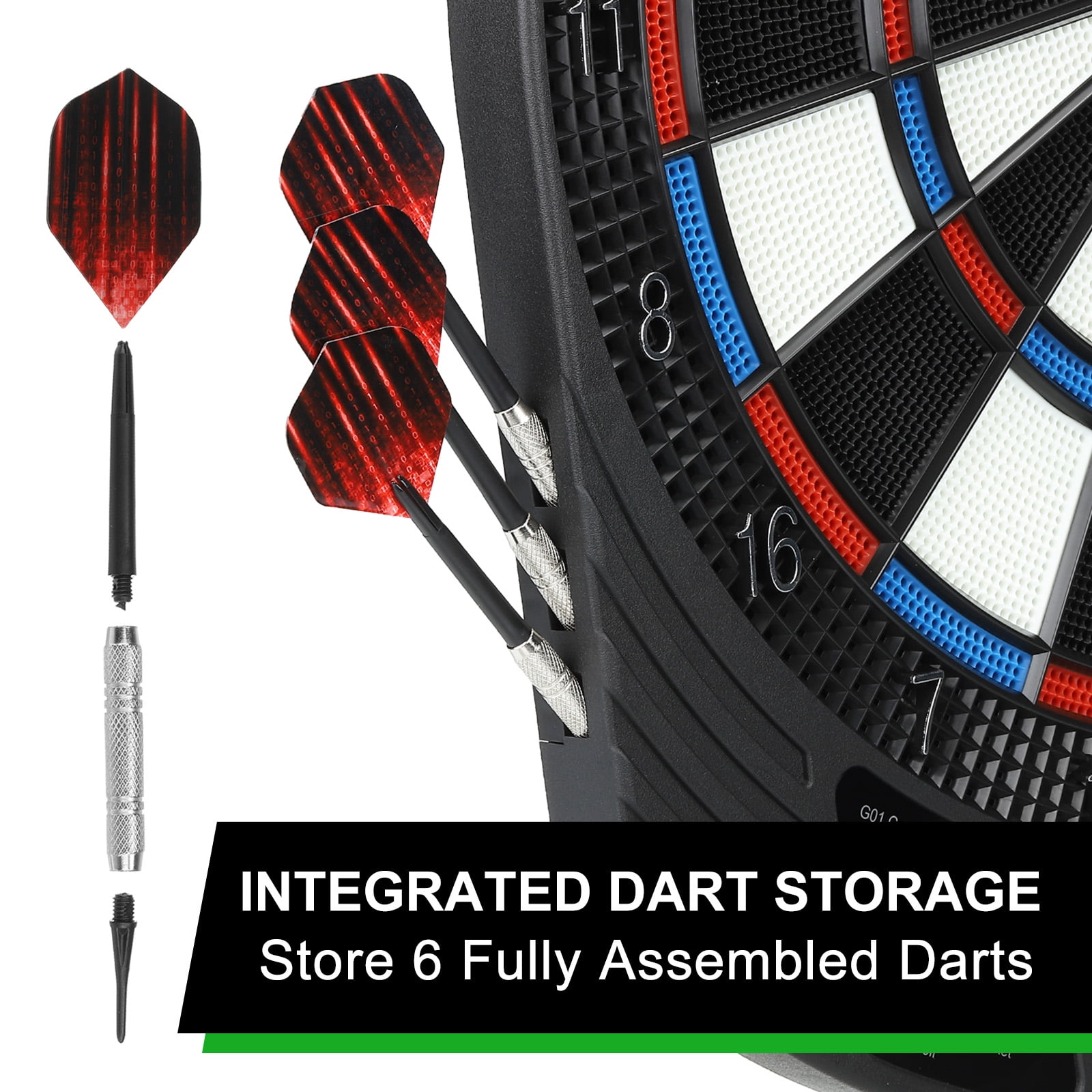 Electric DARTS BOARD 18インチ Electronic Dart Board Digital Soft Tip Dart Boards Dartboard