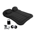 thumbnail image 4 of Colchón Inflable para Automóvil, Almohada de Aire Ergonómica, Set de Descanso para Viajes en Coche Negro, 4 of 9