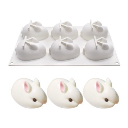 

Ca Cavity Mould 6 Tool Baking Rabbit of The Silicone Baking Tray Ca Mould Shortca Glass