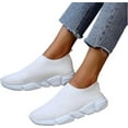 thumbnail image 2 of Women's Sneakers Size 9 Slip On Non Slip Nurse Shoes for Women Womens Slip On Shoes Wide White High Top Sneakers for Women Slip On Sneakers Woman, 2 of 8