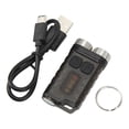 thumbnail image 1 of M Buder Mini Linterna de Llavero Portátil 900LM Carga USB Pequeña Linterna para Acampar al Aire Libre Negro, 1 of 9