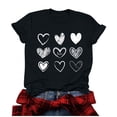 thumbnail image 3 of Tbopshirt Valentine's Day T-Shirts for Women Tees,Plus Size Womens Tops,Women Valentines Day Short Sleeve Heart Printed T-Shirt Novelty Graphic S-XXXL, 3 of 4