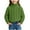 01-Green, variant on Kids Girl Knitted Sweater Winter Turtleneck Long Sleeve Sweaters Thick Warm Clothes Tops Outerwear Outfit 01-White 5-6 Years Fashion