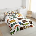 thumbnail image 4 of Homewish Big Bass Fish Full Size Comforter Sets 3-Piece for Kids Children Teens,Fishing Theme Bedding Comforter Set,Rustic Farmhouse Lightweight Bedding Sets,Luxury Bedroom Decor,Reversible, 4 of 9