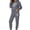 Womens Dark Gray Two Piece Sets, variant on QATAINLAV Sweatsuits 2 Piece Outfits for Women Loose Long Sleeve Hoodie and Sweatpants Jogging Suits Loungewear Matching Sweat Sets, Red, XXL