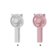 thumbnail image 3 of Bearachild Ventilador de mano, 3 modos, refrigeración por aire eléctrica recargable ajustable con luz nocturna, ventilador portátil de verano para Accesorios para electrodomésticos Rosa Bearachild HA059940-02B, 3 of 6