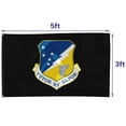 thumbnail image 2 of Fyon US Military Air Force Tutor ET Ultor Flag banner with Grommets Man cave Decor 3x5Feet, 2 of 4
