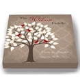 thumbnail image 1 of MuralMax Custom Anniversary Tree Decor - Personalized Family Canvas Wall Art - Gifts For Wedding, Housewarming, Bridal Shower, Birthdays, Retirement, Office Parties- Color - Taupe - Size 12 x 12, 1 of 5