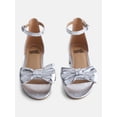 thumbnail image 3 of Wonder Nation Little and Big Girls Fashion Bow Heel Dress Shoes, 3 of 4