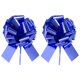 thumbnail image 1 of 2 piezas 12" Lazo Extra Grande de Tirar para Regalos de Navidad, Lazos Metálicos para Regalos de Coche, Azul, 1 of 6