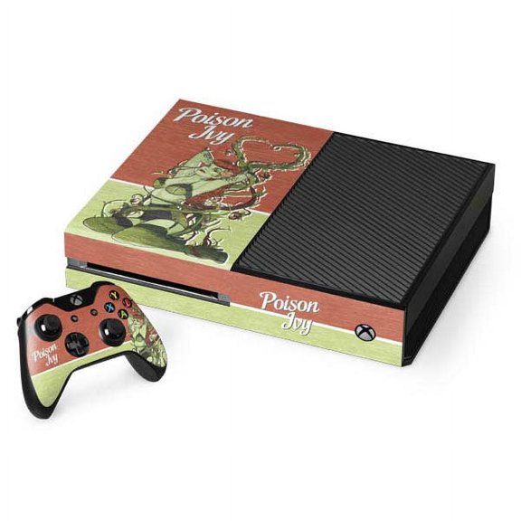 Skinit DC Comics Poison Ivy Xbox One Console and Controller Bundle Skin