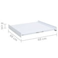 thumbnail image 6 of vidaXL Double Washing and Drying Machine Pedestal with Drawers White, 6 of 8