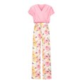 thumbnail image 4 of Traje de dos piezas informal de moda con cintura deportiva y estampado floral de verano para mujer Wmkox8yi  bvn598, 4 of 8