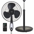 thumbnail image 1 of Optimus F-1872BK 18 Inch Adjustable Height Oscillating Pedestal Fan, Black, 1 of 7