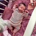 thumbnail image 2 of 19Inch Lifelike Reborn Toddler Bebe Doll Loulou Reborn Baby Soft Body Doll Toy Christmas Surprice Gifts Dolls Toy, 2 of 4