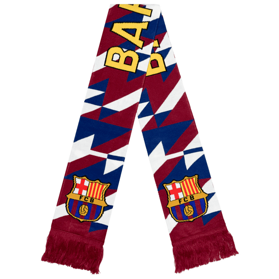 Icon Sports FC Barcelona Maroon/Blue/White Fan Scarf