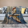thumbnail image 2 of ARISTURING Animal Seagull Pattern Throw Blankets Warm Blanket Gifts Cozy Soft Lightweight Flannel Blankets Throw for Kids, Adult, Throw Blanket for Couch, Sofa, Bed, Camping, 2 of 6