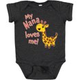 thumbnail image 3 of Inktastic My Nana Loves Me- Cute Giraffe Boys or Girls Baby Bodysuit, 3 of 5