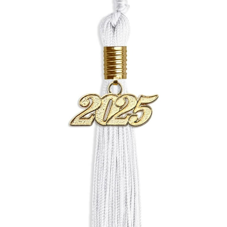 Endea Graduation Single Color Tassel with Gold Date Drop (Antique Gold,  2024) 