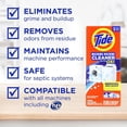 thumbnail image 3 of Tide Washing Machine Cleaner with Oxi Powder, Odor Eliminator and Washer Residue Remover, 5 Count, 3 of 11
